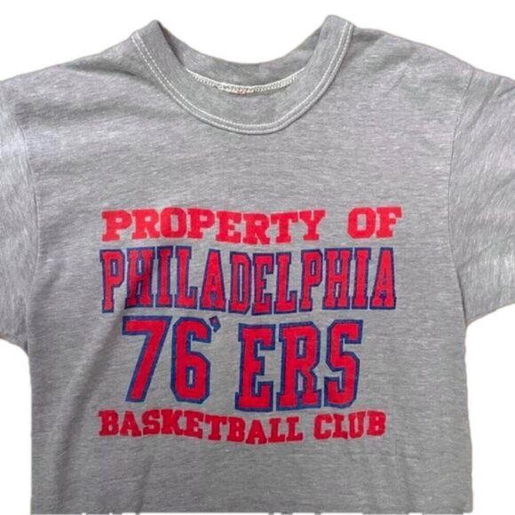 Vintage Philadelphia 76ers T-Shirt - S, Unisex - Picture 7 of 10